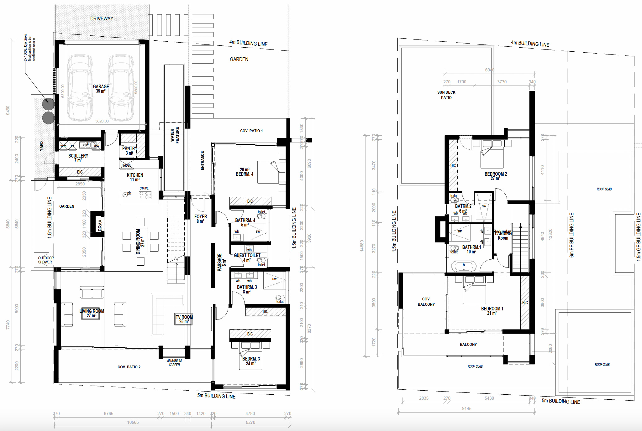 Plan Type - Pansy - Preekstoel Beach Estate